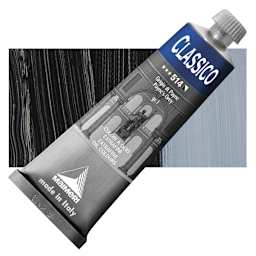 Maimeri Classico Oil Color - Payne's Gray, 60 ml tube and swatch