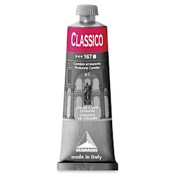 Maimeri Classico Oil Paints - 60 ml tube of Permanent Carmine shown upright