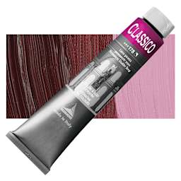 Maimeri Classico Oil Color - Permanent Madder Deep, 200 ml tube and swatch