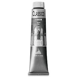 Maimeri Classico Oil Color - Silver, 200 ml tube