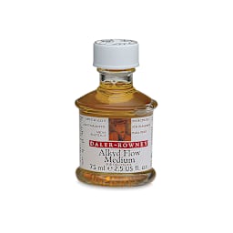 Daler-Rowney Alkyd Flow Medium - Front view of 75 ml bottle