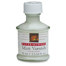 Daler-Rowney Matte Varnish - Front of 75 ml bottle