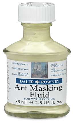 Daler-Rowney Masking Fluid - Front of 75 ml bottle
