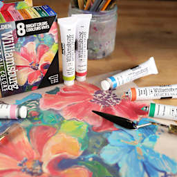 Williamsburg Handmade Oil Paints - Set of 8, Bright, 22 ml Tubes