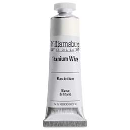 Williamsburg Handmade Oil Paint - Titanium White, 37 ml tube