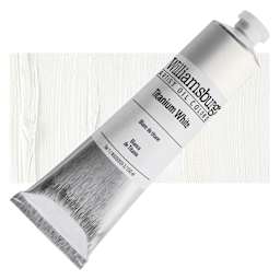 Williamsburg Handmade Oil Paint - Titanium White, 150 ml tube and swatch