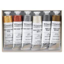 Williamsburg Handmade Oil Paints - Selected Iridescents Set of 6