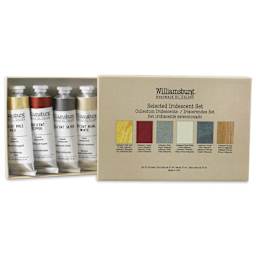 Williamsburg Handmade Oil Paints - Set of 6, Selected Iridescent, 40 ml, packaging opened