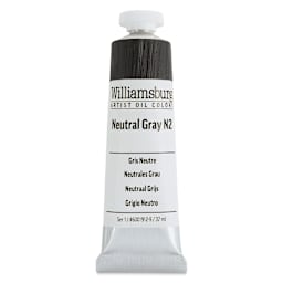 Williamsburg Handmade Oil Paints - Neutral Gray, Set of 4, 37 ml Tubes (Neutral Gray N2 Tube)