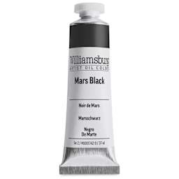 Williamsburg Handmade Oil Paints - Mars Black, 37 ml tube