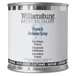 Williamsburg Handmade Safflower Oil Color - French Ardoise Grey, 8 oz can