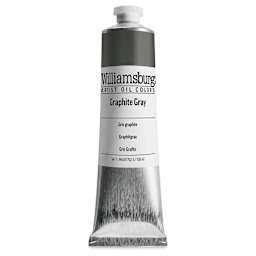 Williamsburg Handmade Oil Paint - Graphite Gray, 150 ml tube