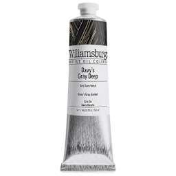 Williamsburg Handmade Oil Paint - Davy's Gray Deep, 150 ml tube