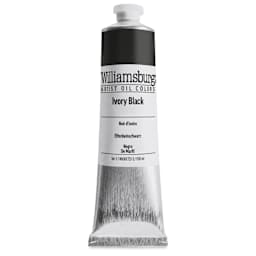 Williamsburg Handmade Oil Paint - Ivory Black, 150 ml tube
