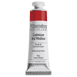 Williamsburg Handmade Oil Paint - Cadmium Red Medium, 37 ml tube