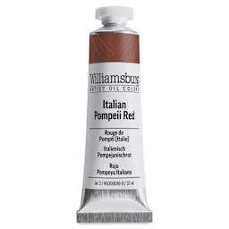 Williamsburg Handmade Oil Paint - Italian Pompeii Red, 37 ml tube