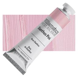 Williamsburg Handmade Oil Paint - Dianthus Pink, 37 ml tube and swatch