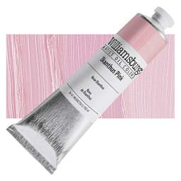 Williamsburg Handmade Oil Paint - Dianthus Pink, 150 ml tube and swatch