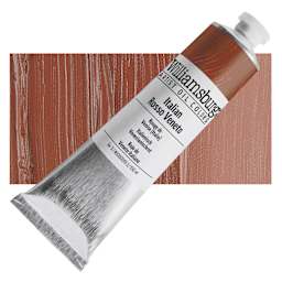 Williamsburg Handmade Oil Paint - Italian Rosso Veneto, 150 ml tube and swatch