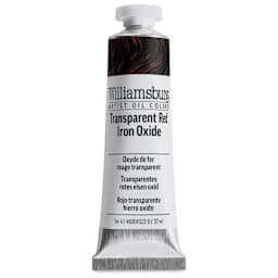Williamsburg Oil - Transparent Red Iron Oxide, 37 ml tube