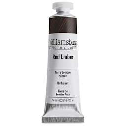 Williamsburg Handmade Oil Paint - Red Umber, 37 ml