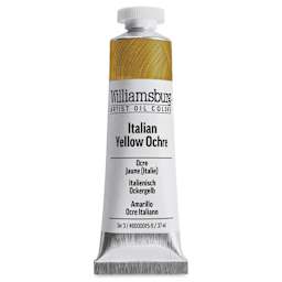 Williamsburg Handmade Oil Paint - Italian Yellow Ochre, 37 ml tube