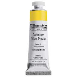 Williamsburg Handmade Oil Paint - Cadmium Yellow Medium, 37 ml tube