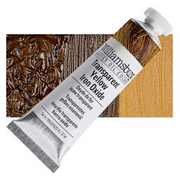Williamsburg Oil - Transparent Yellow Iron Oxide, 37 ml tube and swatch