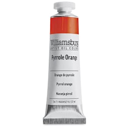 Williamsburg Oil - Pyrrole Orange, 37 ml tube