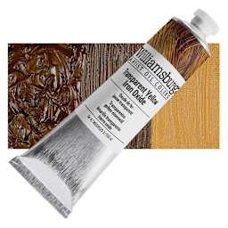 Williamsburg Oil - Transparent Yellow Iron Oxide, 150 ml tube and swatch