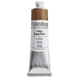 Williamsburg Handmade Oil Paint - Italian Orange Ochre, 150 ml tube