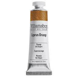 Williamsburg Handmade Oil Paint - Cyprus Orange, 37 ml tube