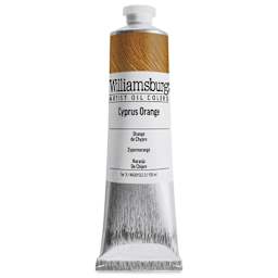 Williamsburg Handmade Oil Paint - Cyprus Orange, 150 ml tube