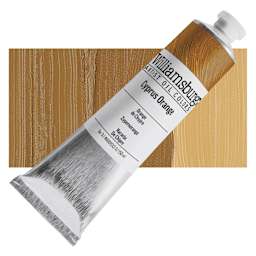 Williamsburg Handmade Oil Paint - Cyprus Orange, 150 ml tube and swatch
