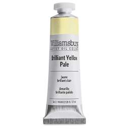Williamsburg Handmade Oil Paint - Brilliant Yellow Pale, 37 ml tube