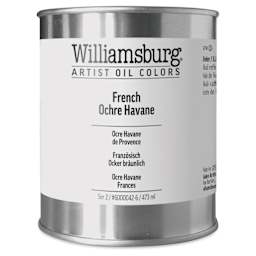 Williamsburg Handmade Oil Paint - French Ochre Havane, 16 oz can