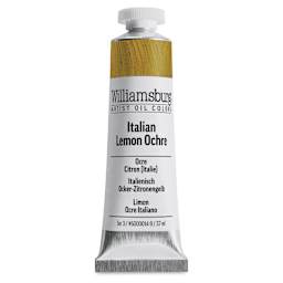 Williamsburg Handmade Oil Paints - Italian Lemon Ochre, 37 ml tube