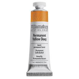 Williamsburg Handmade Oil Paint - Permanent Yellow Deep, 37 ml tube