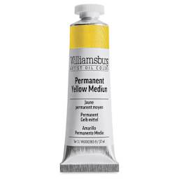 Williamsburg Handmade Oil Paint - Permanent Yellow Medium, 37 ml tube