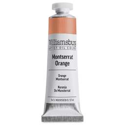 Williamsburg Handmade Oil Paint - Montserrat Orange, 37 ml tube