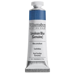 Williamsburg Handmade Oil Paints - Cerulean Blue, 37 ml tube