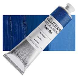 Williamsburg Handmade Oil Paint - Cobalt Blue, 150 ml tube and swatch