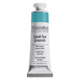 Williamsburg Handmade Oil Paint - Cobalt Greenish Teal, 37 ml tube