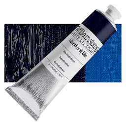 Williamsburg Handmade Oil Paints - Indanthrone Blue, 150 ml tube and swatch