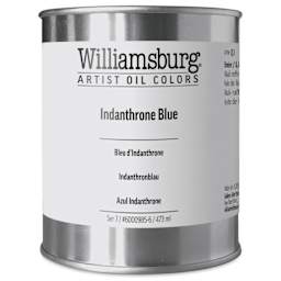 Williamsburg Handmade Oil Paint - Indanthrone Blue, 16 oz can
