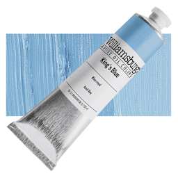 Williamsburg Handmade Oil Paint - King's Blue, 150 ml tube and swatch