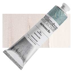 Williamsburg Handmade Oil Paint - Interference Blue, 150 ml tube and swatch