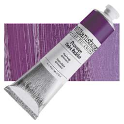 Williamsburg Handmade Oil Paint - Provence Violet Reddish, 150 ml tube and swatch