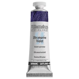 Williamsburg Handmade Safflower Oil Color - Ultramarine Violet, 37 ml tube