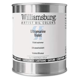 Williamsburg Handmade Safflower Oil Color - Ultramarine Violet, 16 oz can